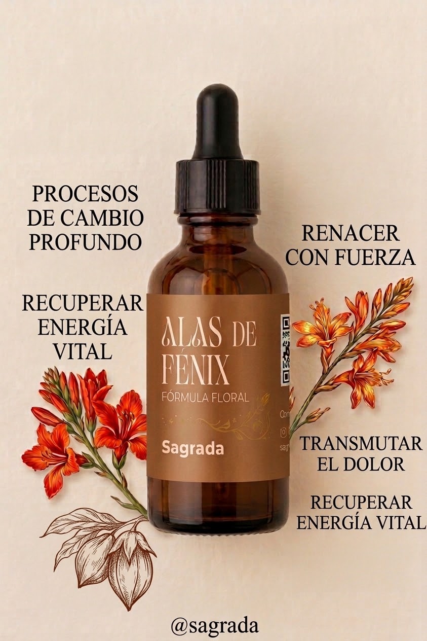 Alas de Fénix- Fórmula Floral 30ml , para la Transformación y el renacimiento
