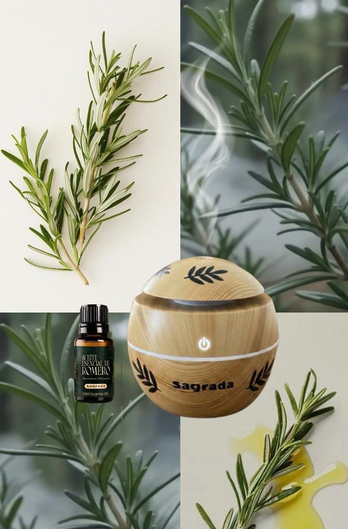 Kit Ritual de Bienestar: Difusor Ultrasónico + Aceite Esencial Puro (5 ml)