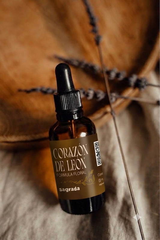 Corazón de León - Fórmula Floral 30 ml, para el Coraje y el Empoderamiento