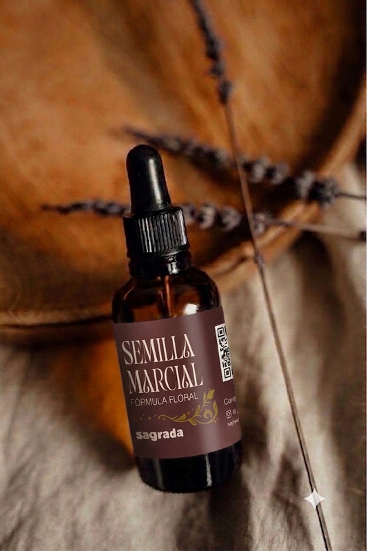 Semilla Marcial -Fórmula Floral 30 ml para la fuerza en acción y concreción de objetivos