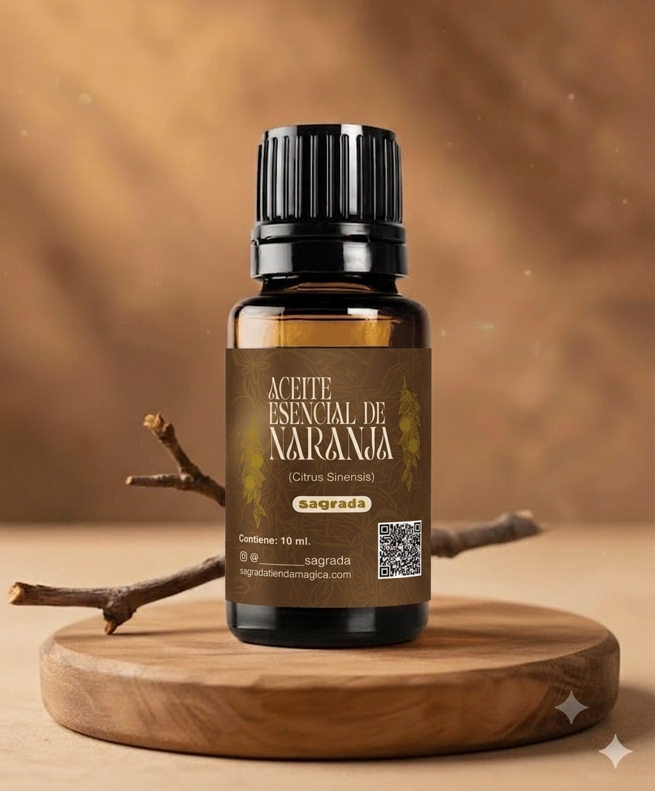 Aceite Esencial de Naranja (Citrus Sinensis) 5 ml.