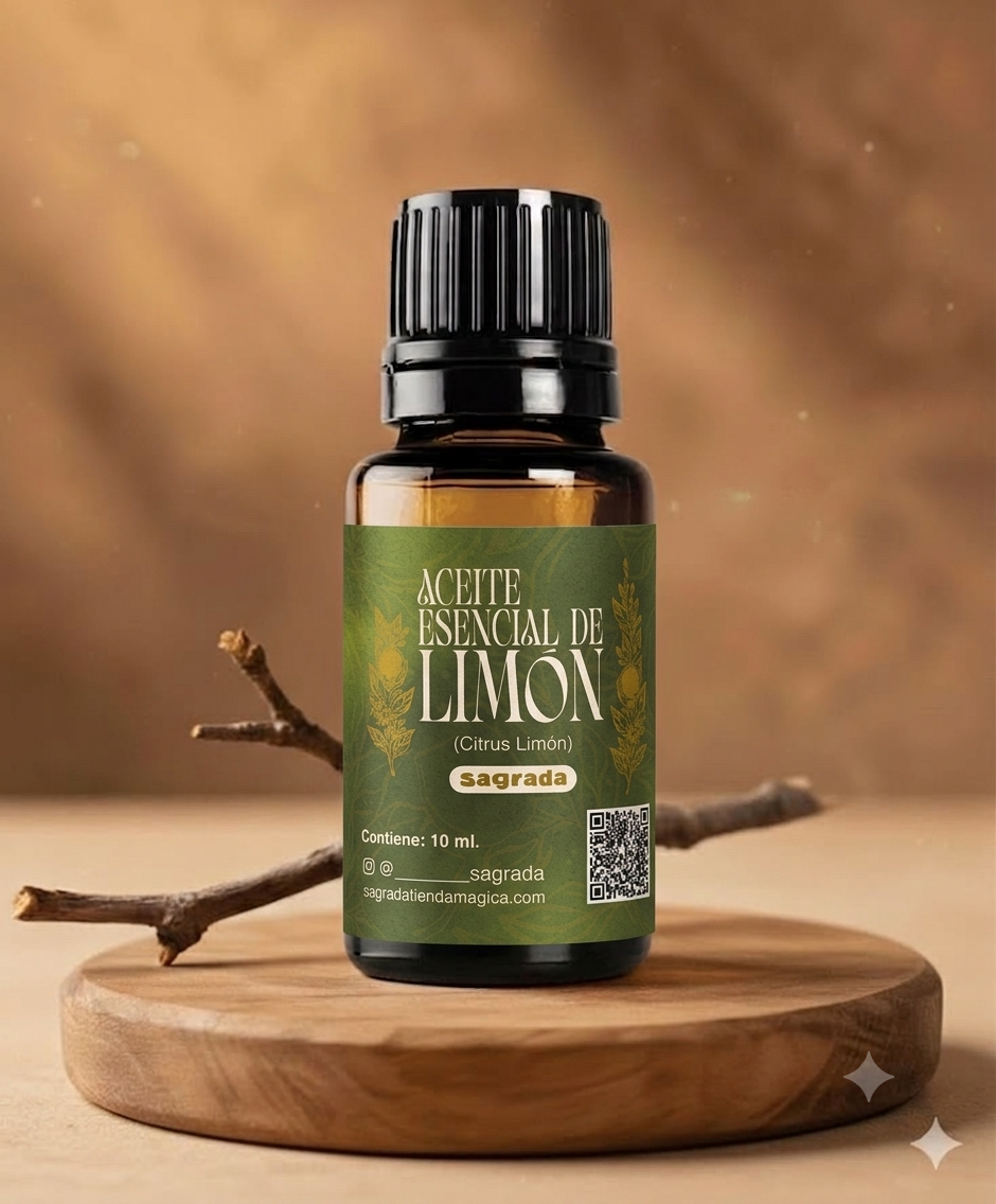 Aceite Esencial de Limón (Citrus Limon) 10 ml.