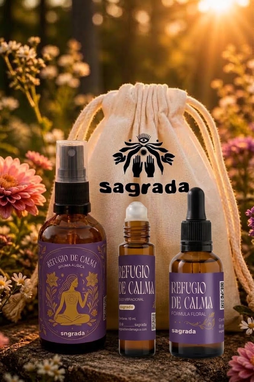 Kit Refugio de Calma | Bruma + Óleo + Fórmula Floral