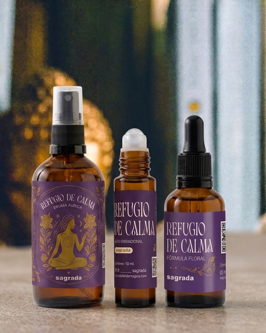 Kit Refugio de Calma | Bruma + Óleo + Fórmula Floral